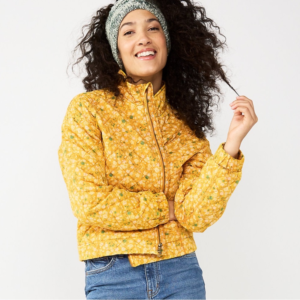 NWT Sonoma Quilted Prints Jacket - Picture 1 of 3